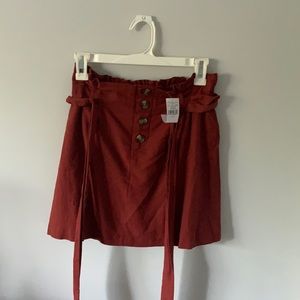 American Eagle paper bag skirt